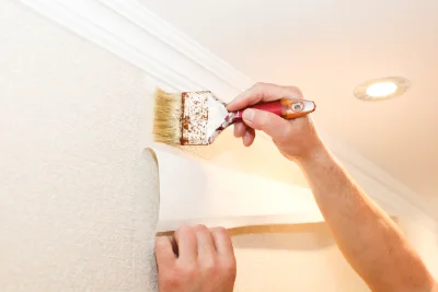 Pose de papier peint à Montier-en-l'Isle — revêtements muraux et toiles de verre